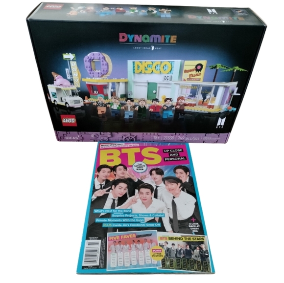 Lego BTS Dynamite Set 21338 + Ultimate Army Guide Centennial Special Edition Mag - Picture 1 of 16